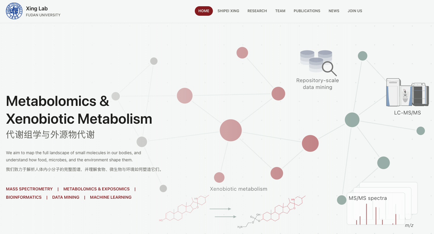 Xing Lab website is officially open